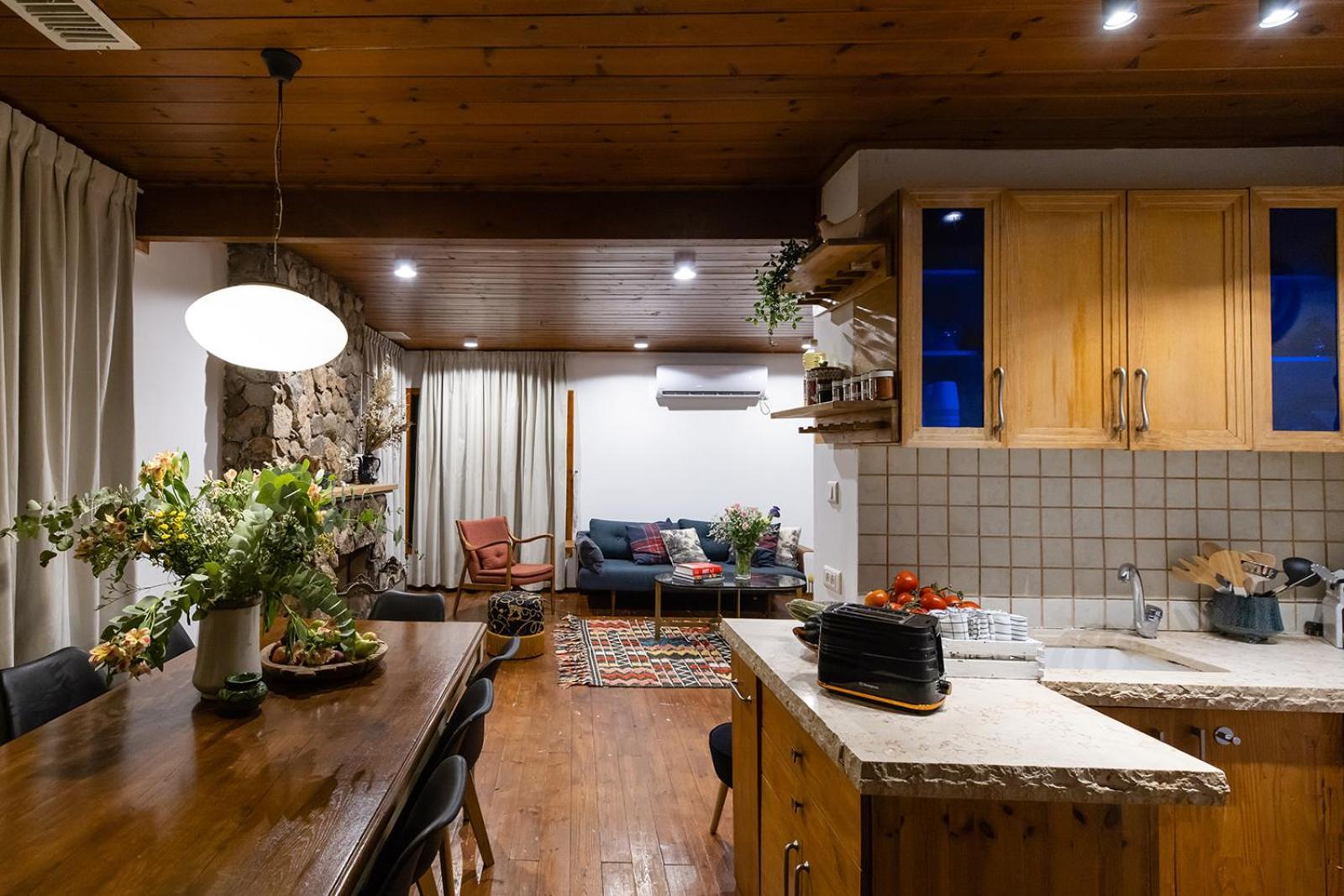 The House Rosh Pina - 2Brm With Pool Villa Bagian luar foto