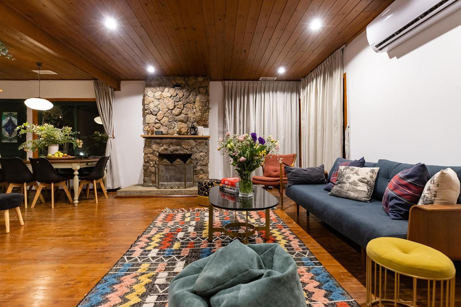 The House Rosh Pina - 2Brm With Pool Villa Bagian luar foto